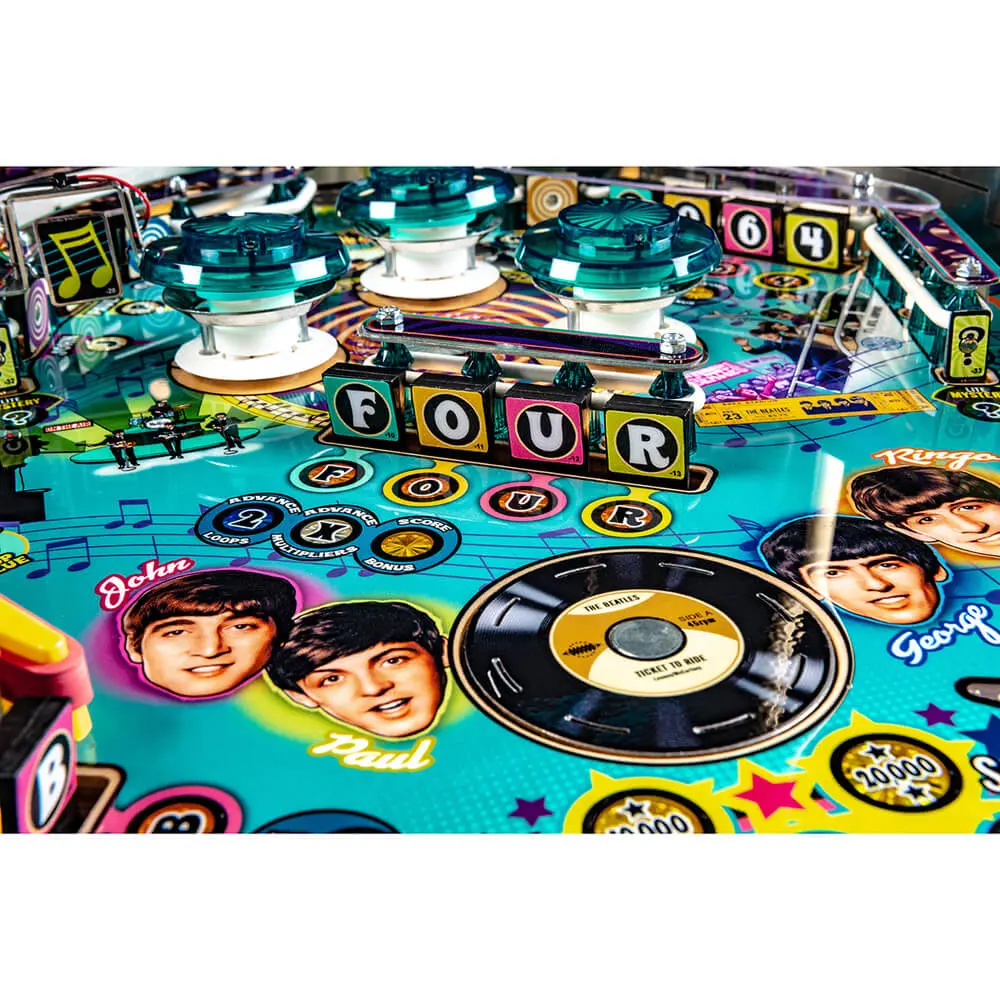 The Beatles Gold Edition Pinball Machine by Stern - Image 4