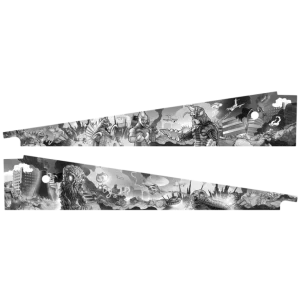 Godzilla 70th Anniversary Pinball Art Blades