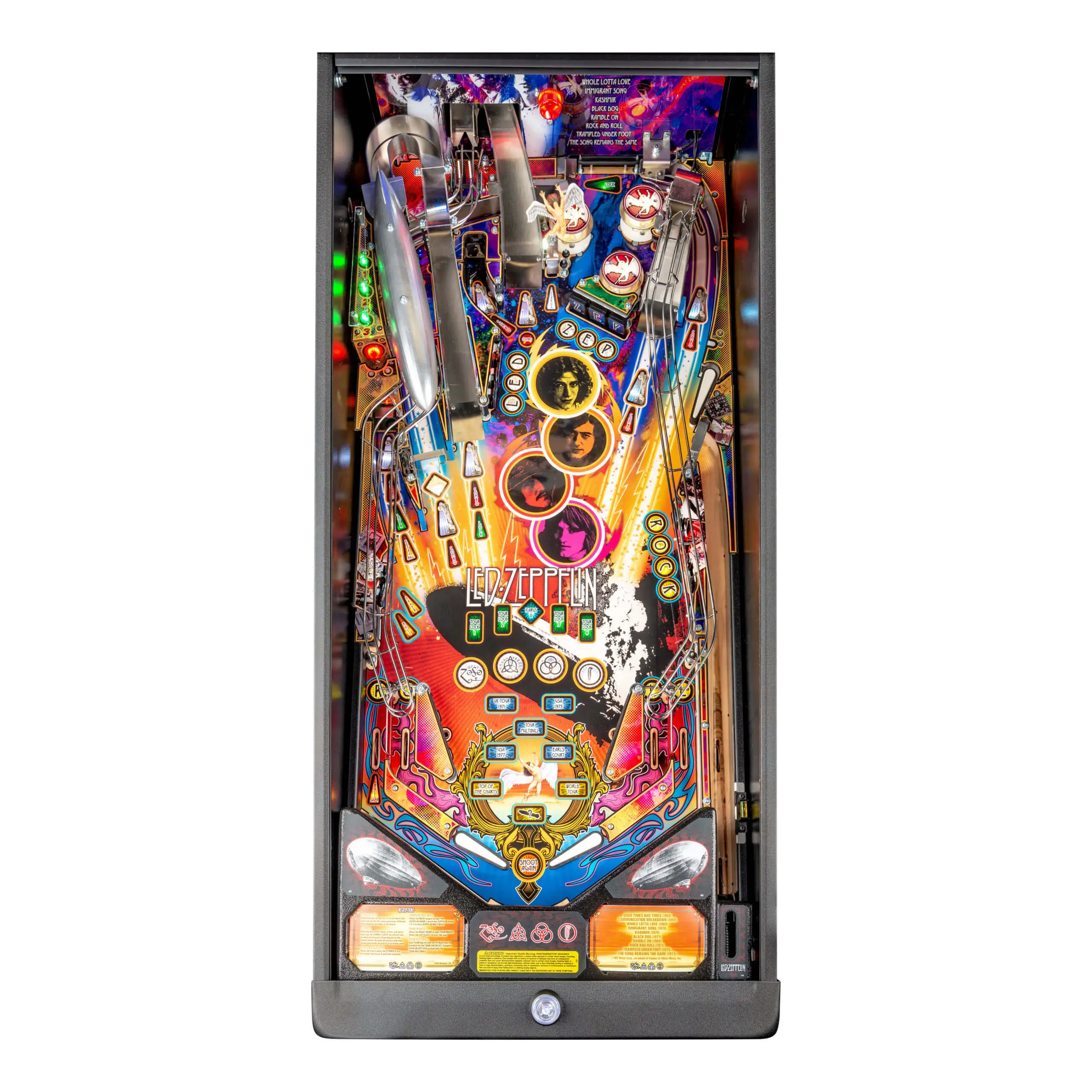 Led Zeppelin Pro Pinball Machine by Stern - Image 4