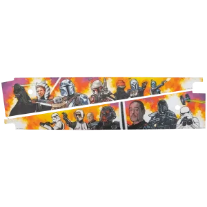 The Mandalorian Pinball Art Blades