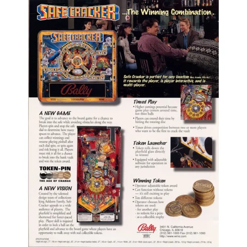 Safe Cracker Pinball Machine by Bally - Image 3