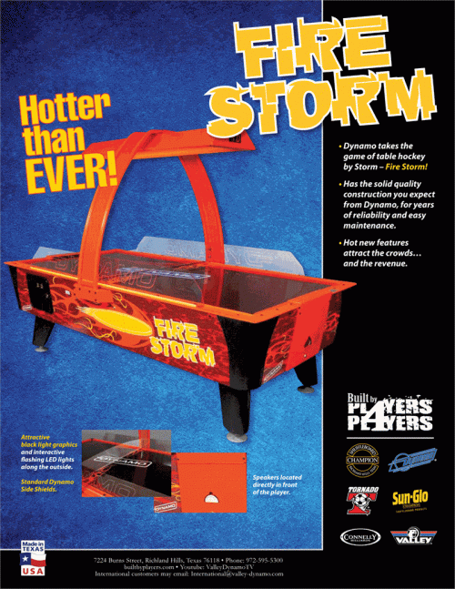 Fire Storm Air Hockey Table - Image 2