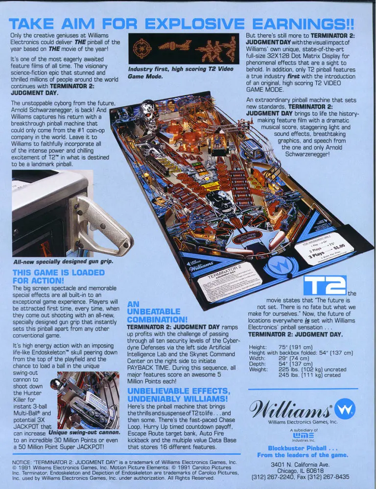 Terminator 2 Pinball Machine by Williams - Image 4