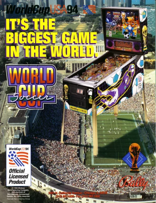 World Cup Soccer Pinball Machine by Bally - Image 2